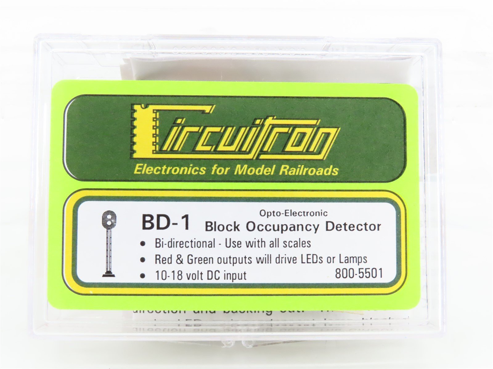 Multi-Scale Circuitron BD-1 Opto-Electronic Block Occupancy Detector