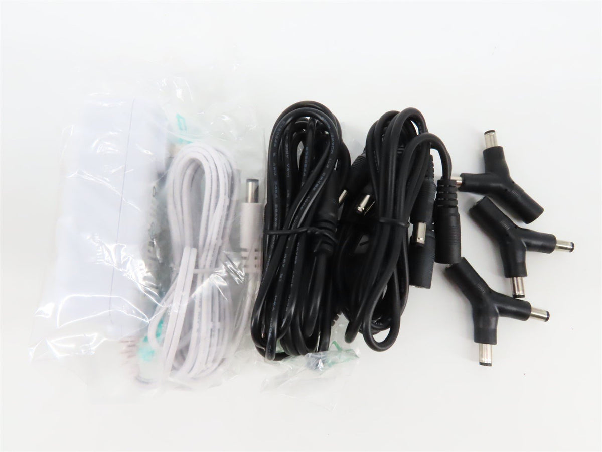 O/HO Scale Menards 279-4681 9-Piece Plug &amp; Play Accessory Kit w/ Power Adapter