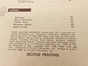 Model Railroad Handbook by A.C. Kalmbach, Editor ©1951 SC Book