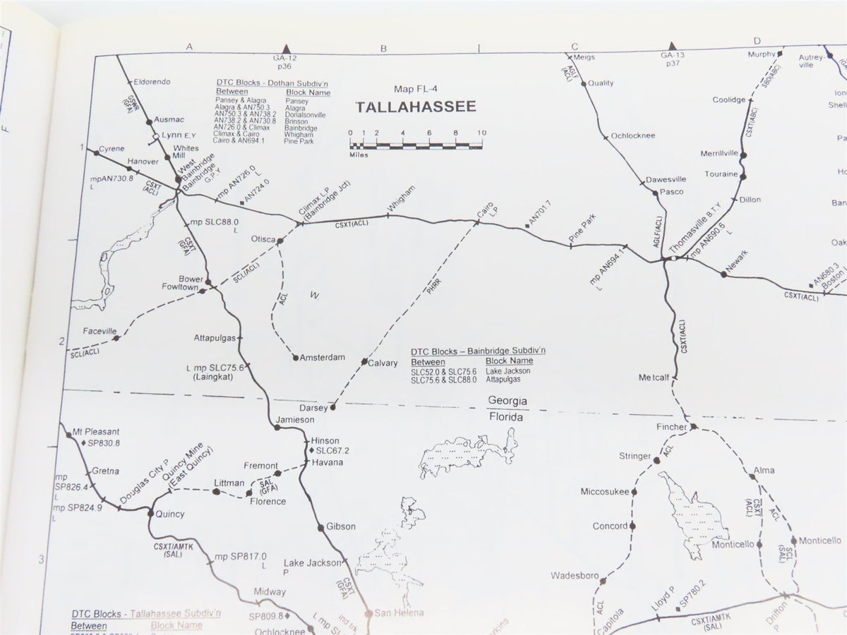 SPV&#39;s Comprehensive Railroad Atlas - Southeast by Mike Walker ©1999 SC Book