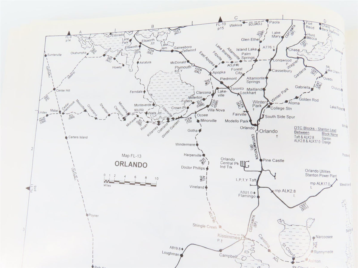 SPV&#39;s Comprehensive Railroad Atlas - Southeast by Mike Walker ©1999 SC Book