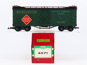 G Scale LGB 4071 REX Railway Express Agency Reefer #4071