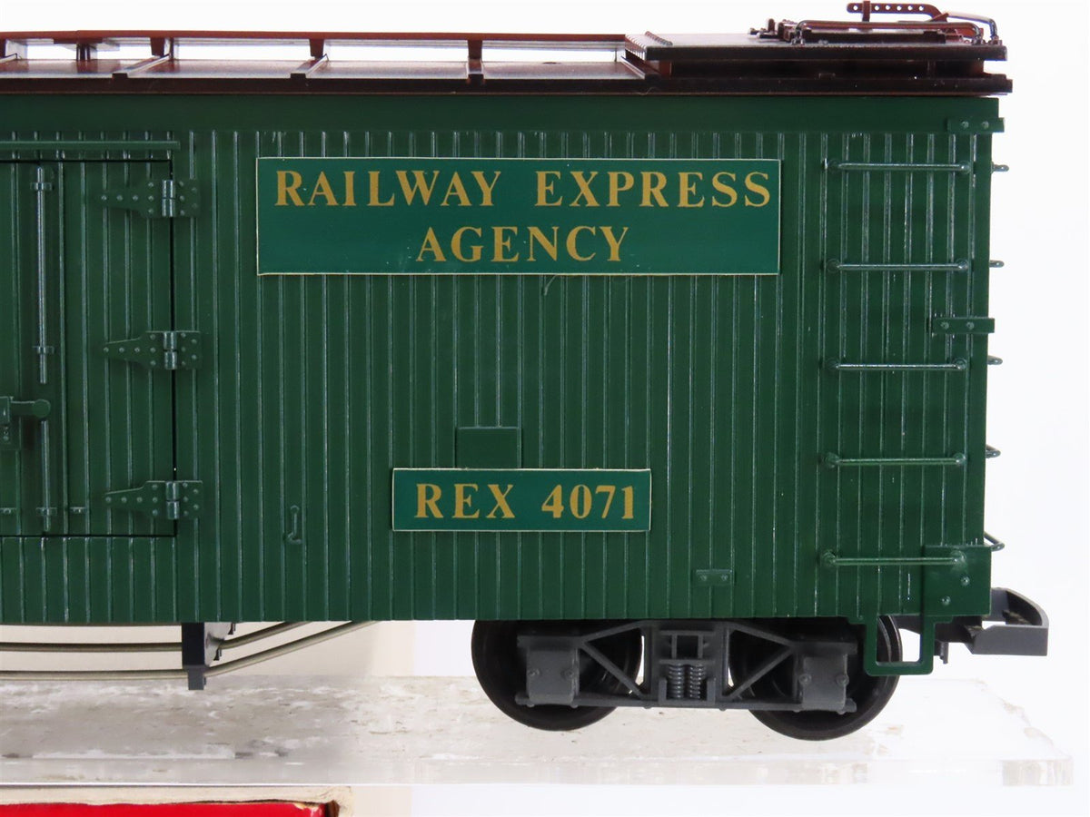 G Scale LGB 4071 REX Railway Express Agency Reefer #4071