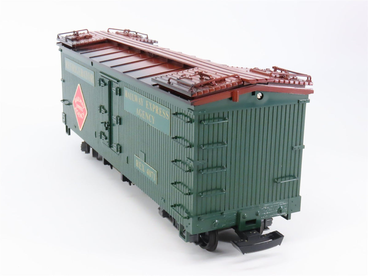 G Scale LGB 4071 REX Railway Express Agency Reefer #4071