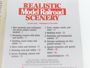 How To Build Realistic Model Railroad Scenery by Dave Frary ©1983 SC Book