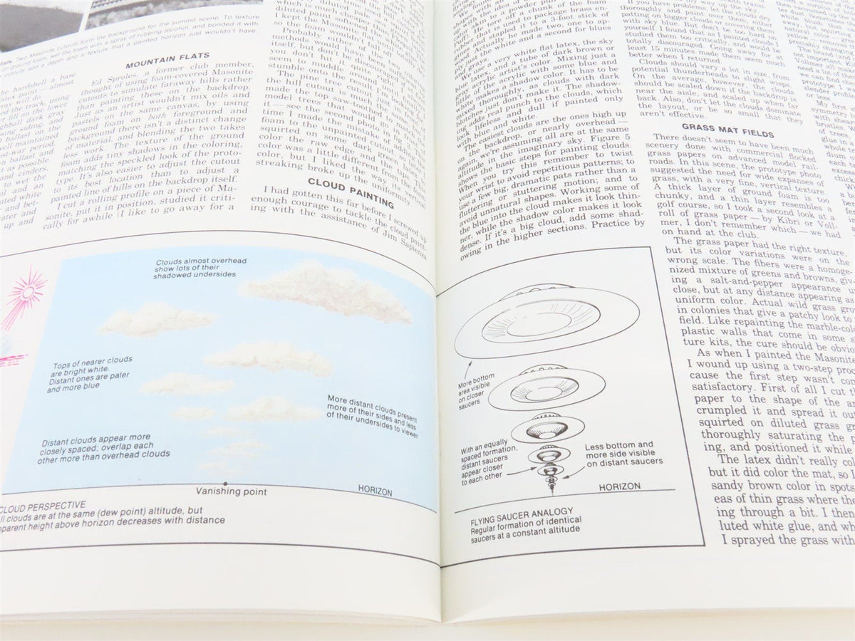 Scenery Tips And Techniques From Model Railroader Magazine ©1990 SC Book