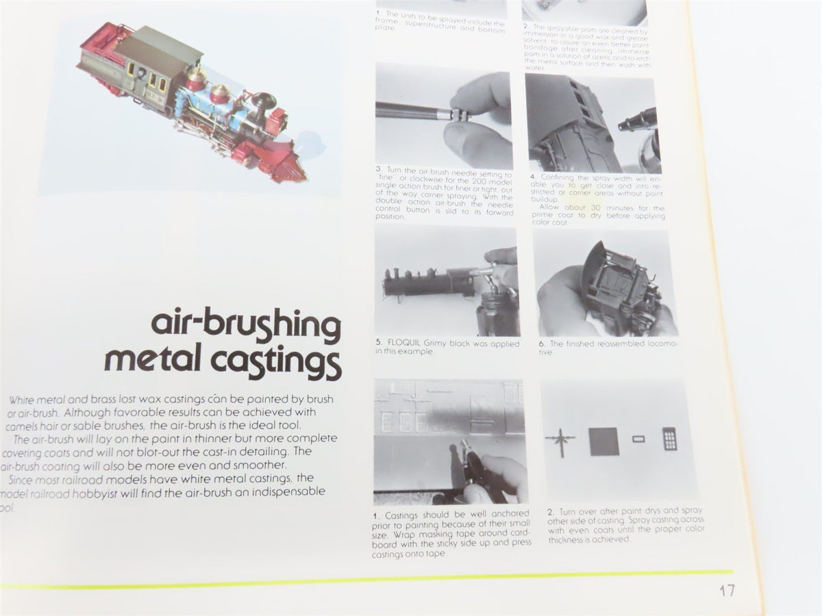 Badger Hobby &amp; Craft Guide To Air-Brushing by Carl Caiati ©1978 SC Booklet