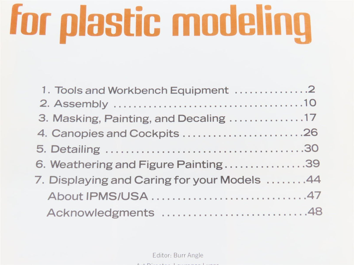 Hints And Tips For Plastic Modeling by Burr Angle, Editor ©1981 SC Book