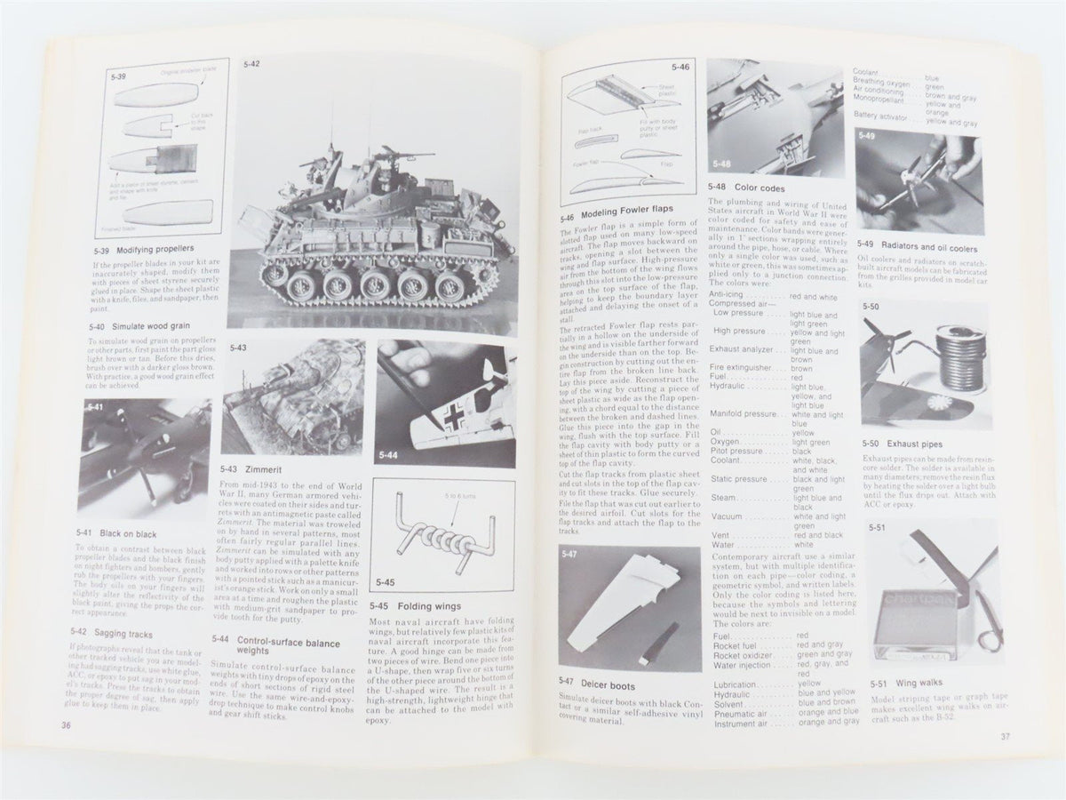 Hints And Tips For Plastic Modeling by Burr Angle, Editor ©1981 SC Book