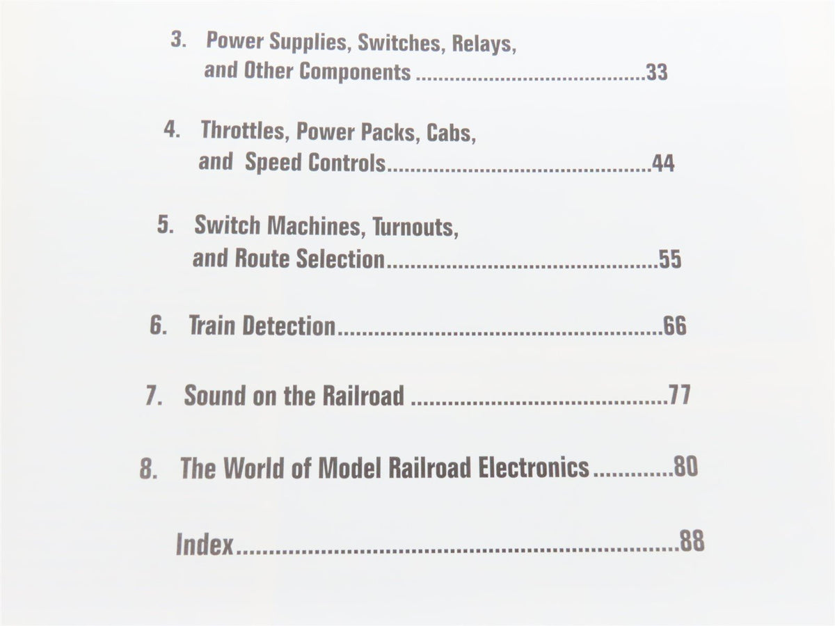 Model Railroad Electronics by Peter J. Thorne ©1994 SC Book