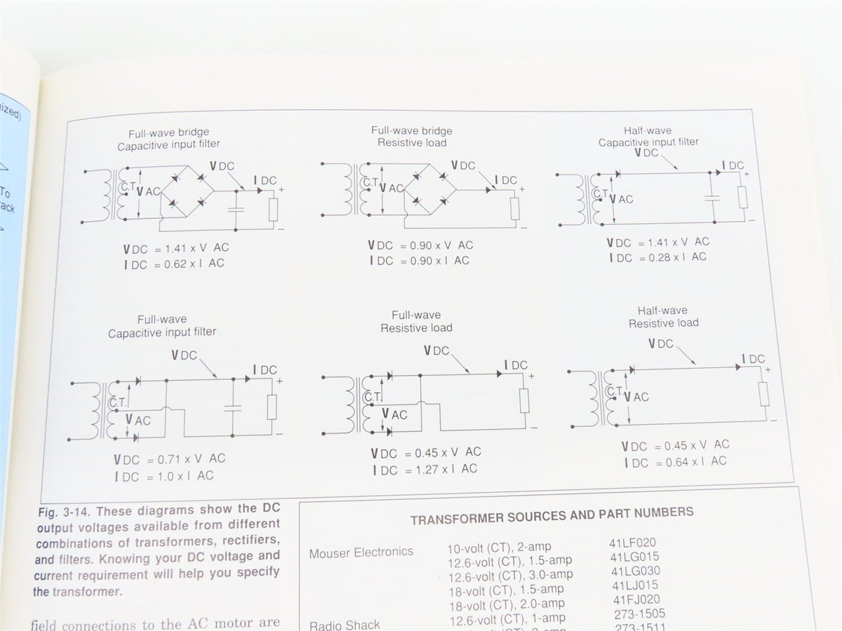 Model Railroad Electronics by Peter J. Thorne ©1994 SC Book
