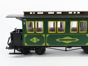 G Scale LGB 3060 Unlettered Green 2nd Class Coach Passenger Car