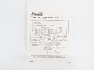 LOT of 5 HO Scale Roundhouse MDC Kits #1702 SP Southern Pacific 26' Ore Cars