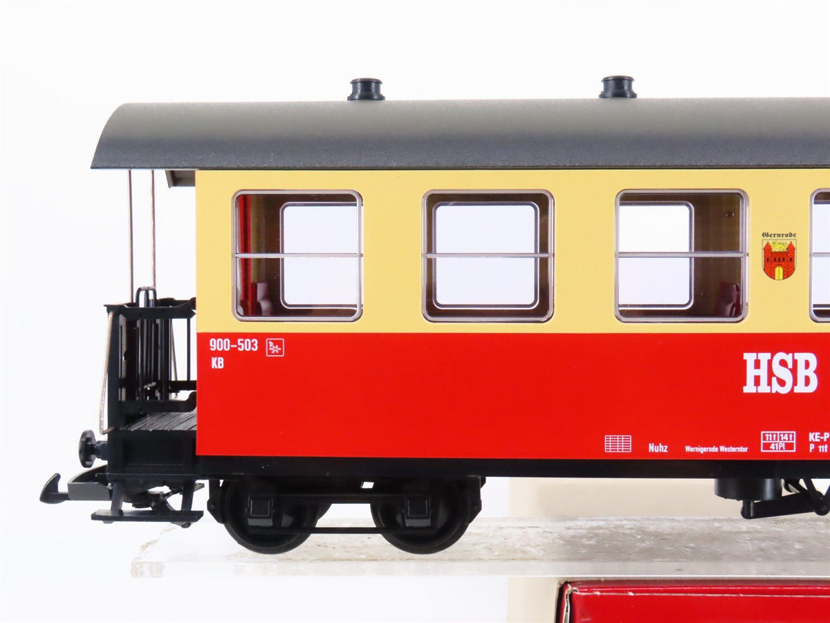 G Scale LGB 33730 HSB Railway Coach Passenger Car #900-503