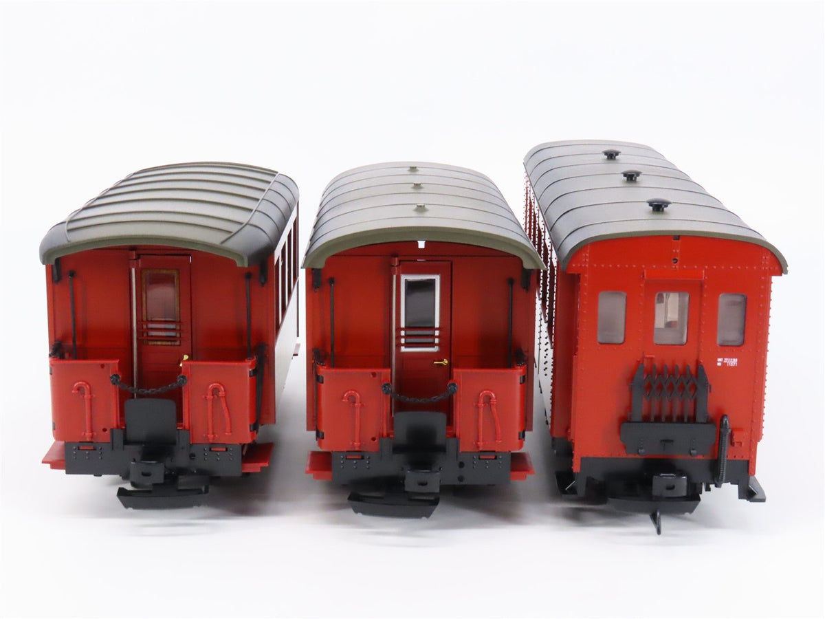 G Scale LGB 20705 Zillertalbahn Steam Train Set w/ 3 Passenger Cars