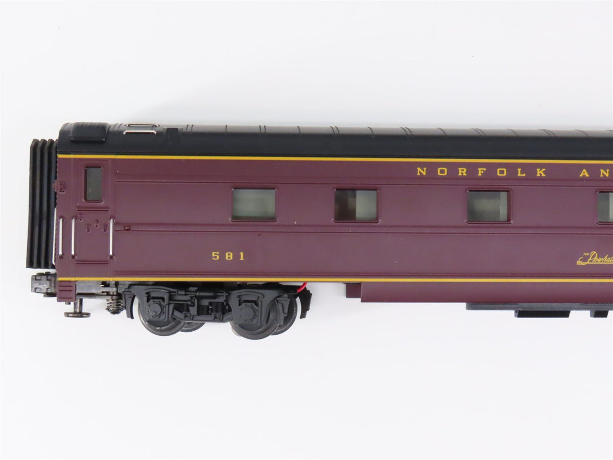 O Gauge 3-Rail MTH 20-6514 N&amp;W Railway 70&#39; Streamlined Passenger 5-Car Set