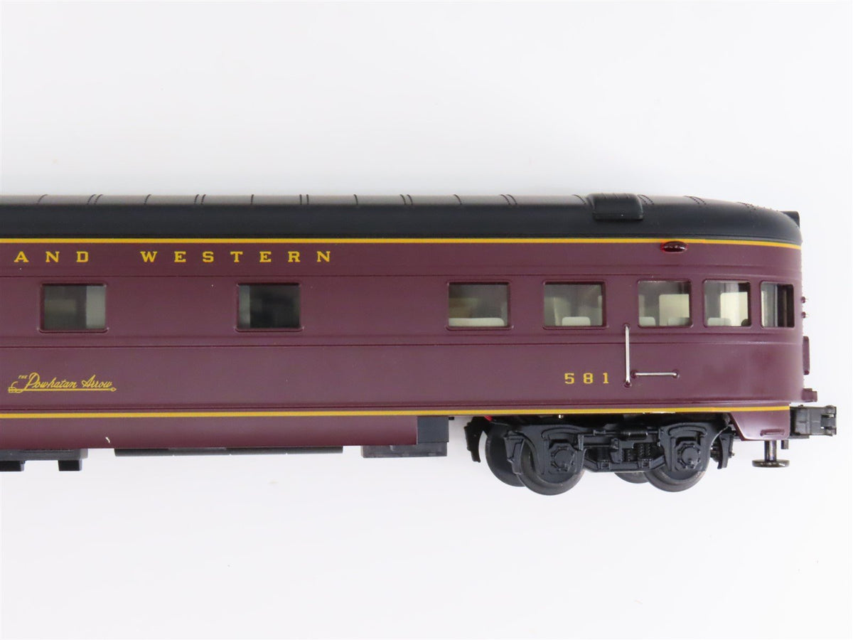 O Gauge 3-Rail MTH 20-6514 N&amp;W Railway 70&#39; Streamlined Passenger 5-Car Set