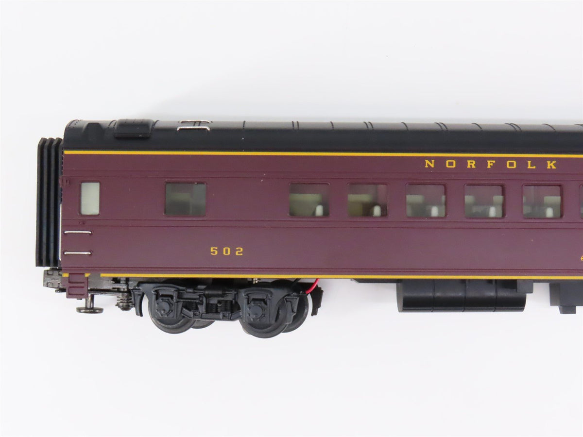 O Gauge 3-Rail MTH 20-6514 N&amp;W Railway 70&#39; Streamlined Passenger 5-Car Set