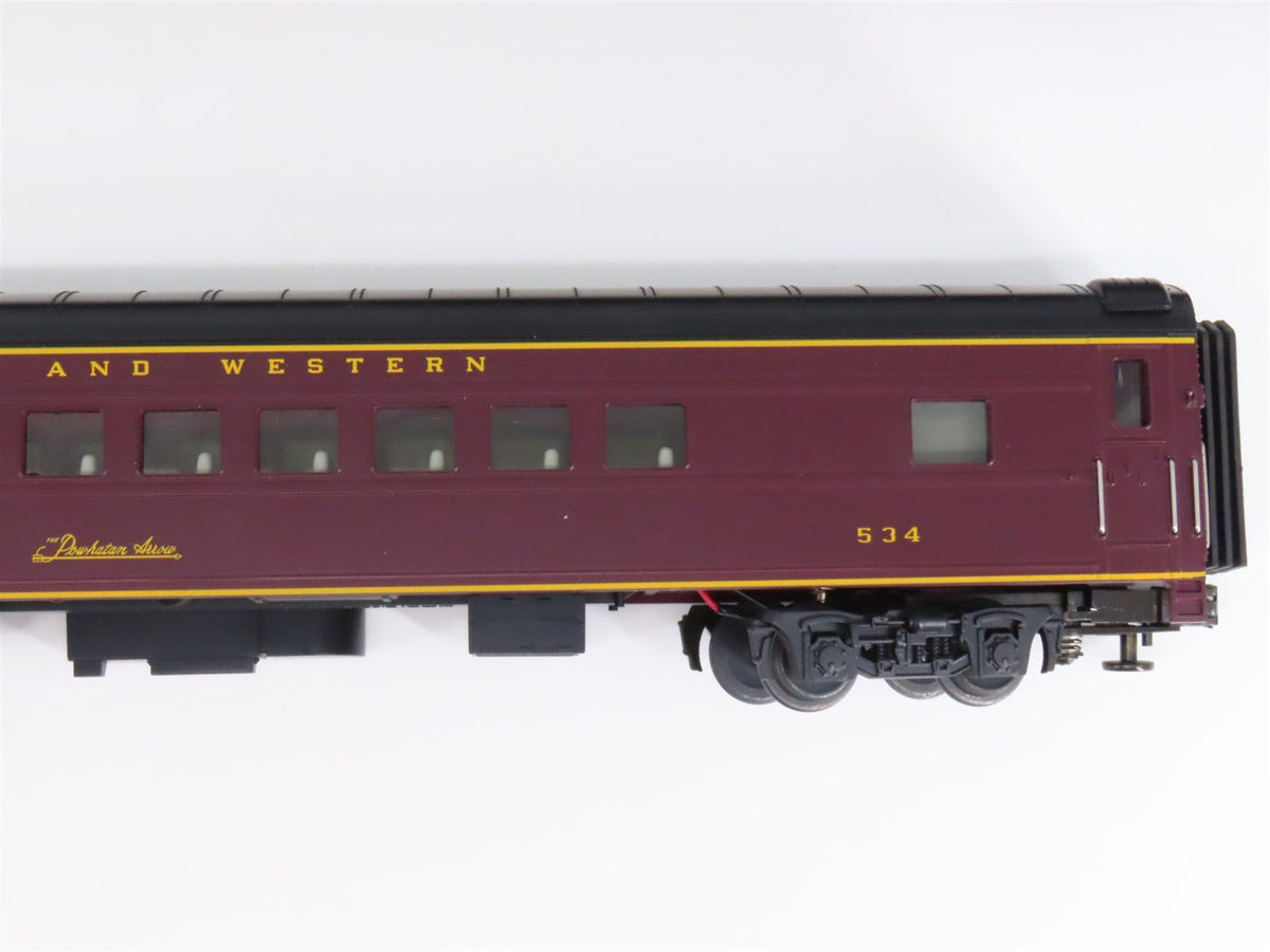 O Gauge 3-Rail MTH 20-6514 N&amp;W Railway 70&#39; Streamlined Passenger 5-Car Set