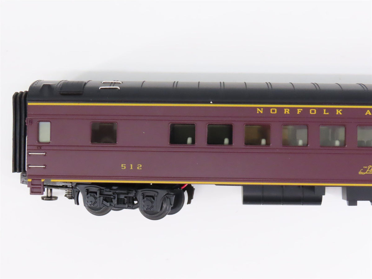 O Gauge 3-Rail MTH 20-6514 N&amp;W Railway 70&#39; Streamlined Passenger 5-Car Set