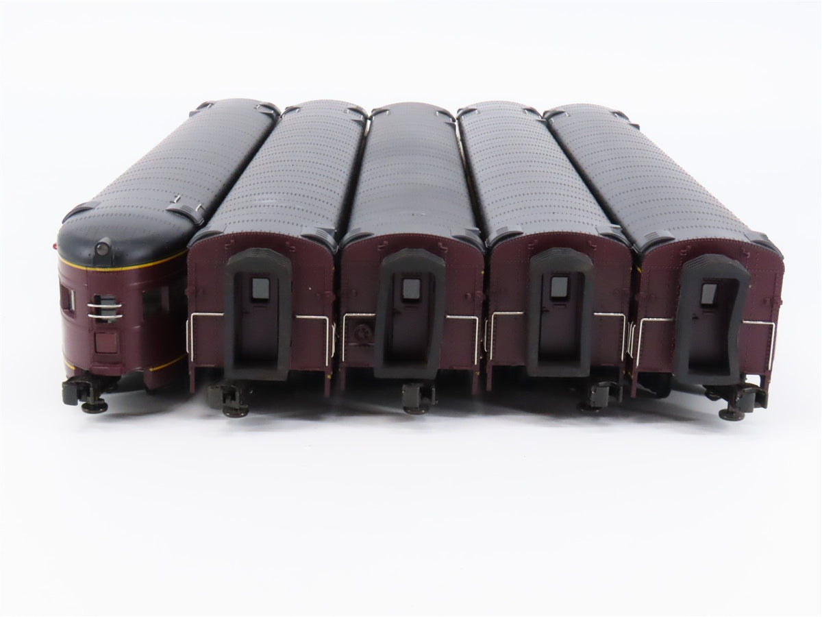 O Gauge 3-Rail MTH 20-6514 N&amp;W Railway 70&#39; Streamlined Passenger 5-Car Set