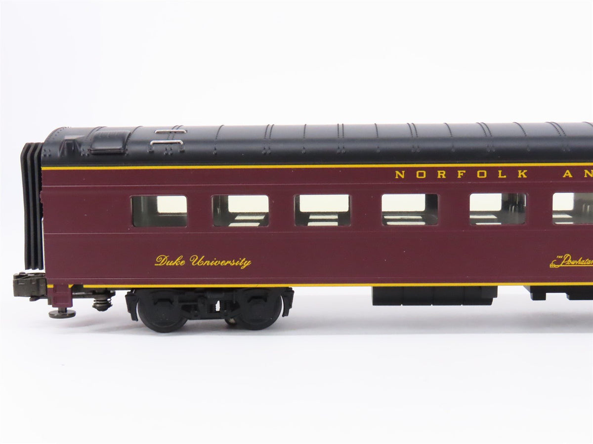 O Gauge 3-Rail MTH 20-6614 N&amp;W Railway 70&#39; Streamlined Passenger 2-Car Set