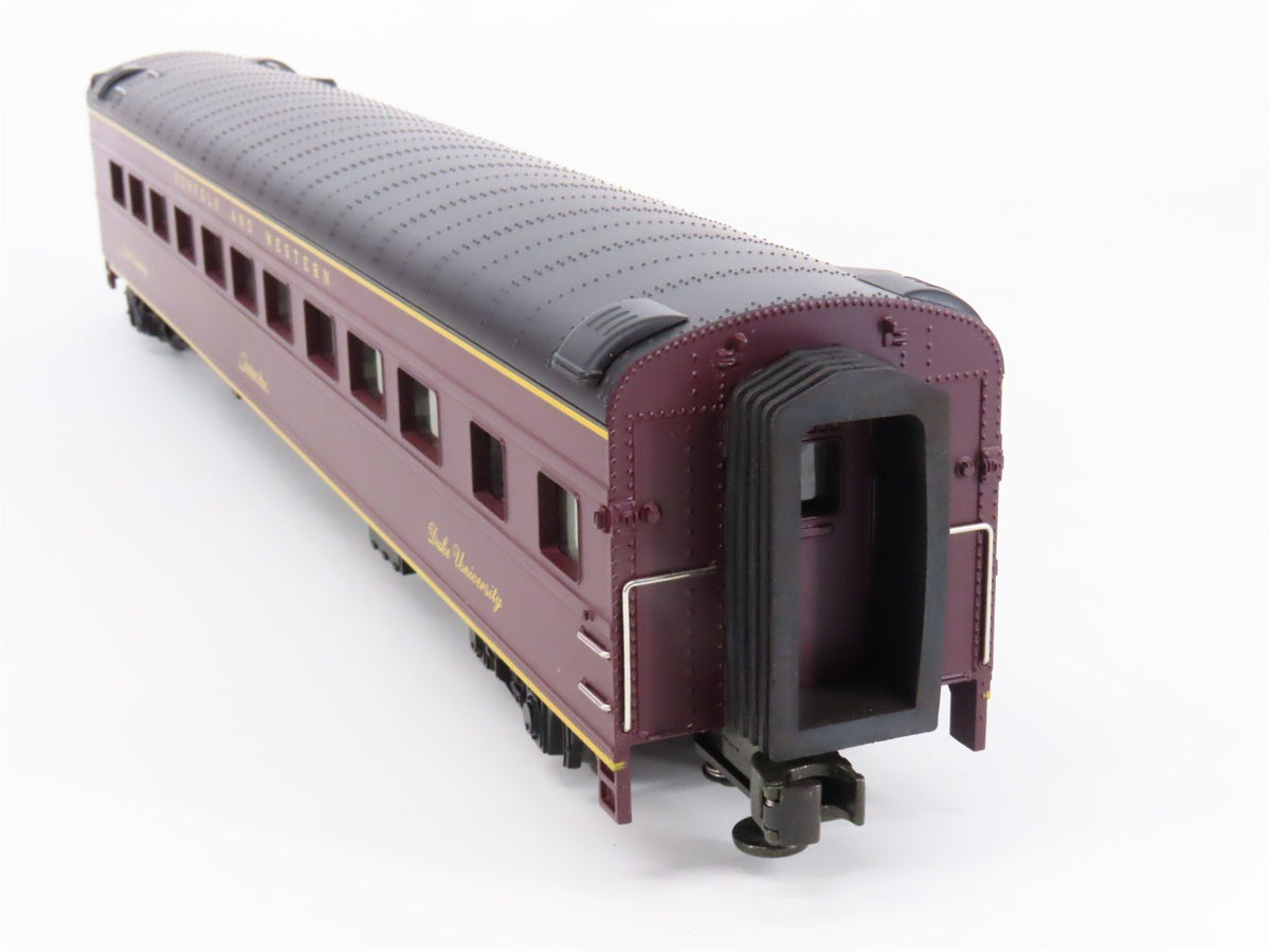 O Gauge 3-Rail MTH 20-6614 N&amp;W Railway 70&#39; Streamlined Passenger 2-Car Set