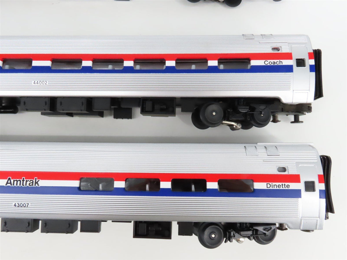 O Gauge 3-Rail MTH 20-6519 Amtrak Amfleet Passenger 4-Car Set