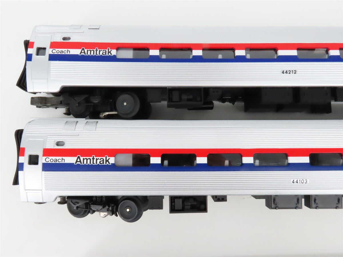 O Gauge 3-Rail MTH 20-6519 Amtrak Amfleet Passenger 4-Car Set