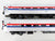 O Gauge 3-Rail MTH 20-6519 Amtrak Amfleet Passenger 4-Car Set