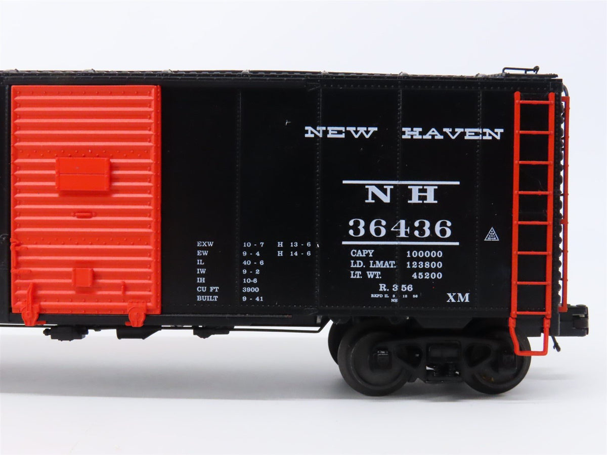 O Gauge 3-Rail MTH 20-90581G NH New Haven 40&#39; Single Door Box Car #36436