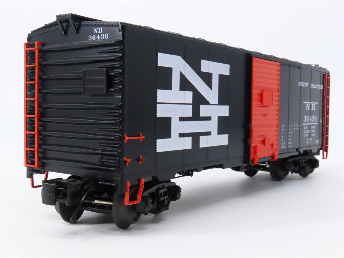 O Gauge 3-Rail MTH 20-90581G NH New Haven 40&#39; Single Door Box Car #36436