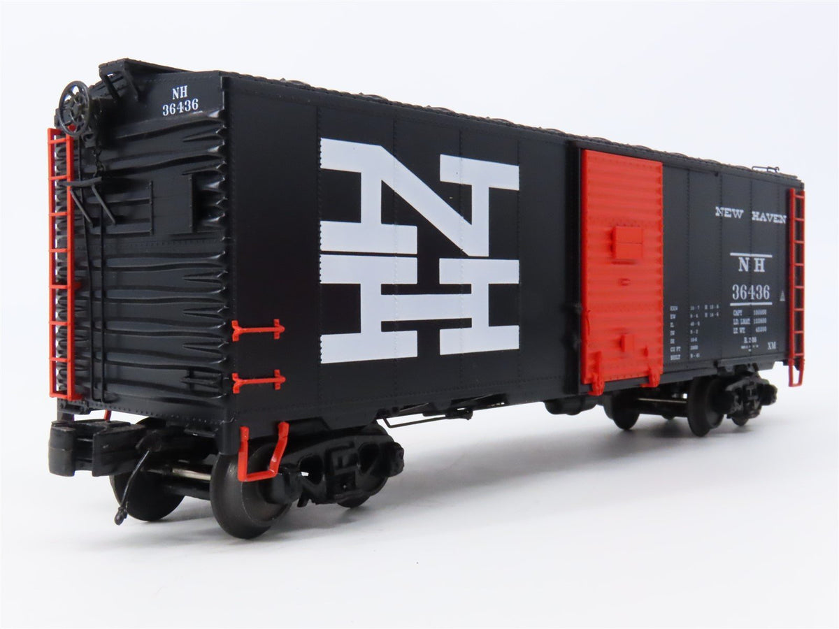 O Gauge 3-Rail MTH 20-90581G NH New Haven 40&#39; Single Door Box Car #36436