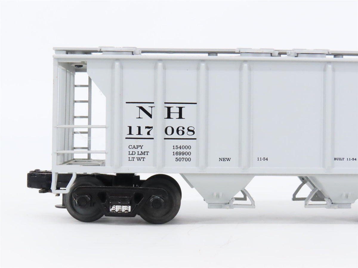 O Gauge 3-Rail MTH 20-90020E NH New Haven Railroad 2-Bay Covered Hopper #117068