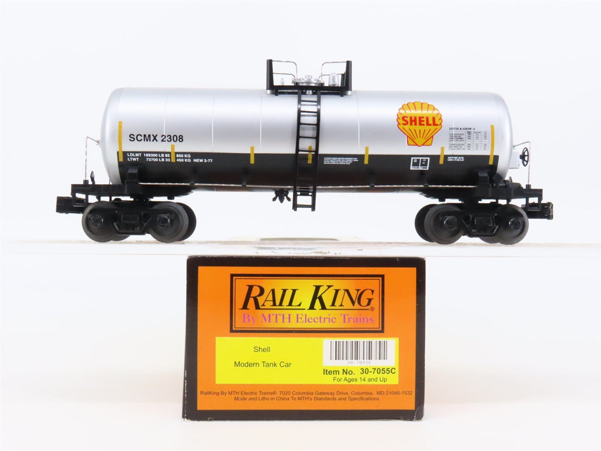 O Gauge 3-Rail MTH Rail King 30-7055C SCMX Shell Modern Tank Car #2308