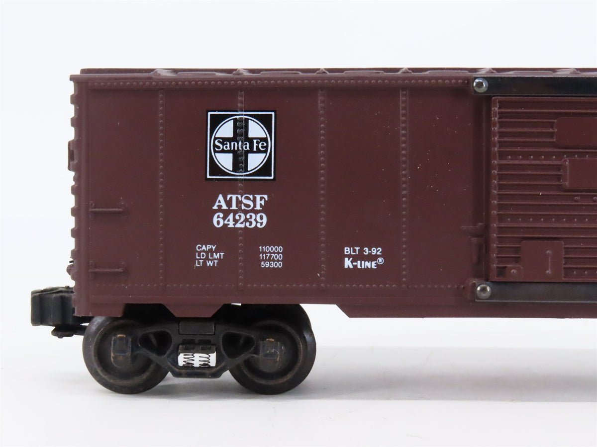 O Gauge 3-Rail K-Line K-64239 ATSF Santa Fe Chief Single Door Box Car #64239