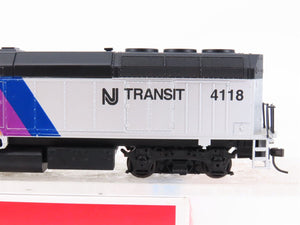 HO Scale Walthers 931-305 NJ Transit EMD F40PH Diesel Locomotive #4118