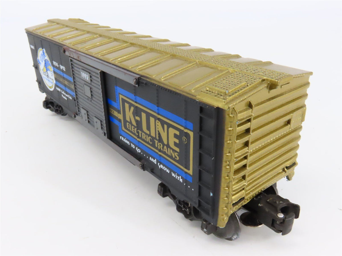 O Gauge 3-Rail K-Line K-90001 KCC Premier Edition Single Door Box Car #1974-1992