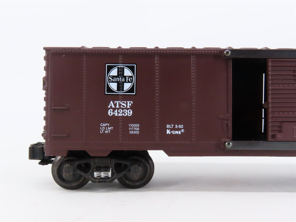 O Gauge 3-Rail K-Line K-64239 ATSF Santa Fe Chief Single Door Box Car #64239