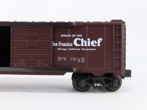 O Gauge 3-Rail K-Line K-64239 ATSF Santa Fe Chief Single Door Box Car #64239