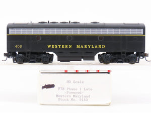 HO Scale Stewart/KATO 9153 WM Western Maryland F7B Diesel Custom Rd #406 w/ DCC