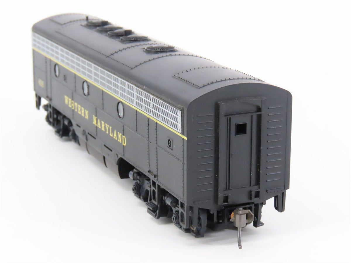 HO Scale Stewart/KATO 9153 WM Western Maryland F7B Diesel Custom Rd #406 w/ DCC