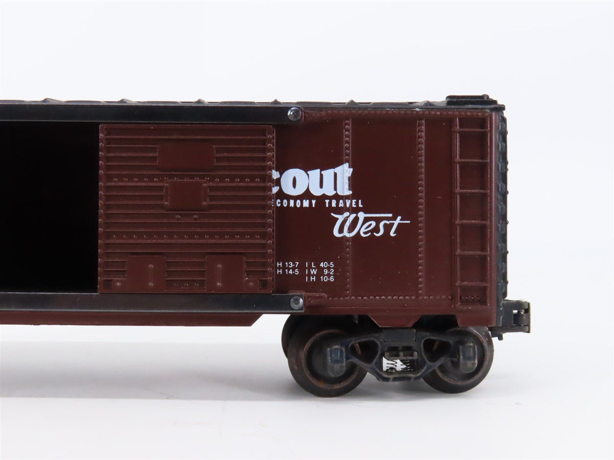 O Gauge 3-Rail K-Line K-64851 ATSF Santa Fe Scout Single Door Box Car #64851