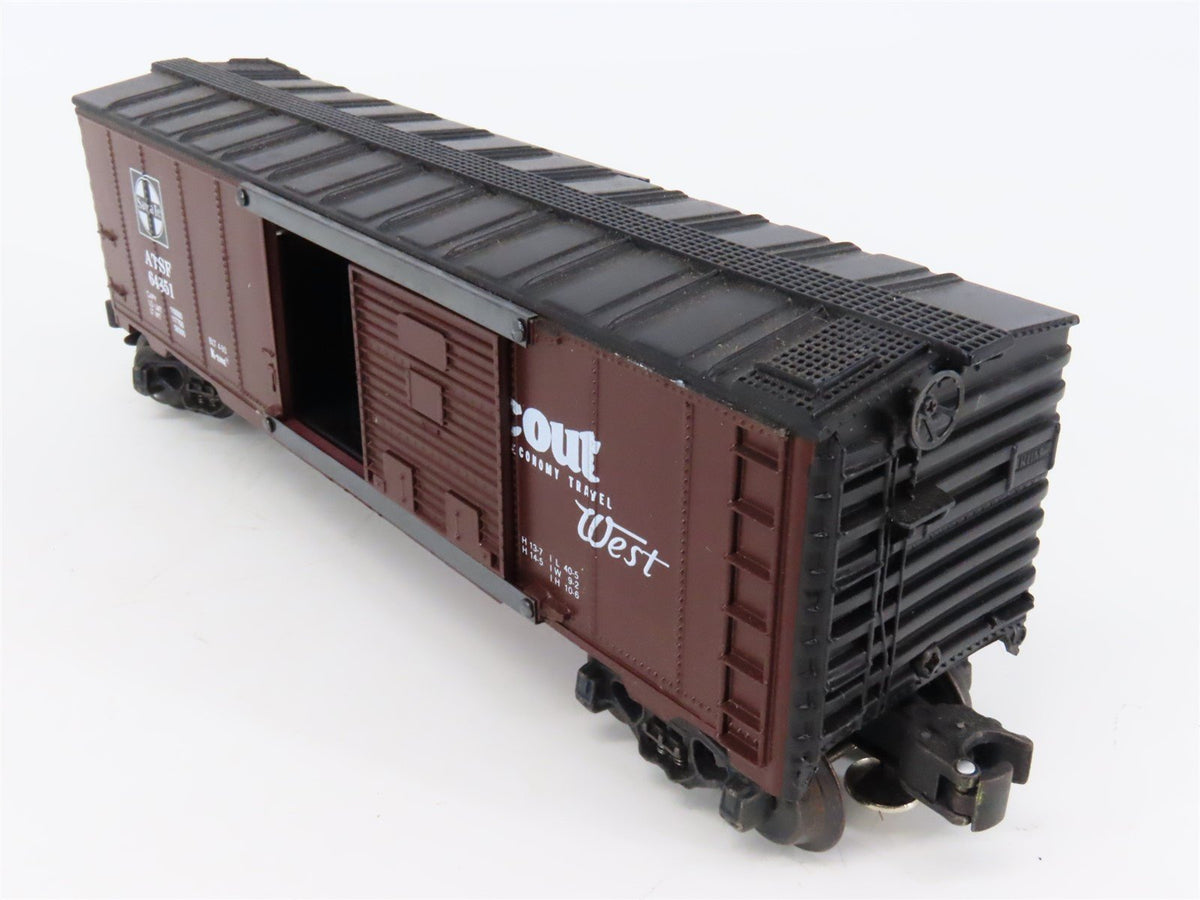 O Gauge 3-Rail K-Line K-64851 ATSF Santa Fe Scout Single Door Box Car #64851