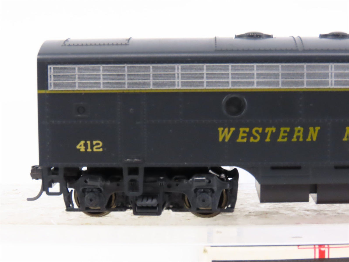 HO Scale Stewart/KATO 9151 WM Western Maryland F7B Diesel Custom Rd #412 w/ DCC