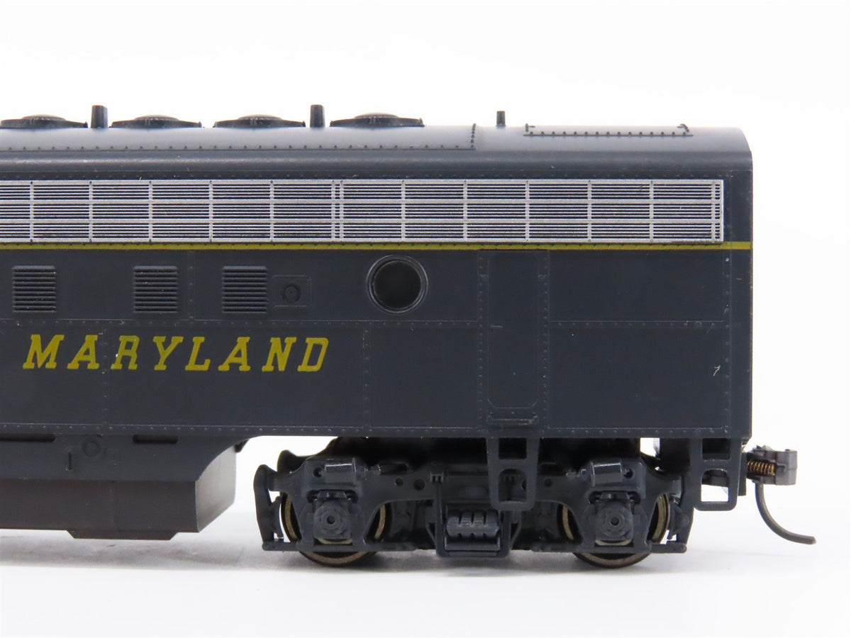 HO Scale Stewart/KATO 9150 WM Western Maryland F7A Diesel Custom Rd #66 w/ DCC