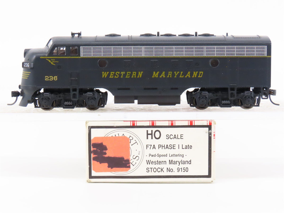 HO Scale Stewart/KATO 9150 WM Western Maryland F7A Diesel Custom Rd #236 w/ DCC