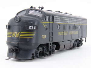 HO Scale Stewart/KATO 9150 WM Western Maryland F7A Diesel Custom Rd #236 w/ DCC