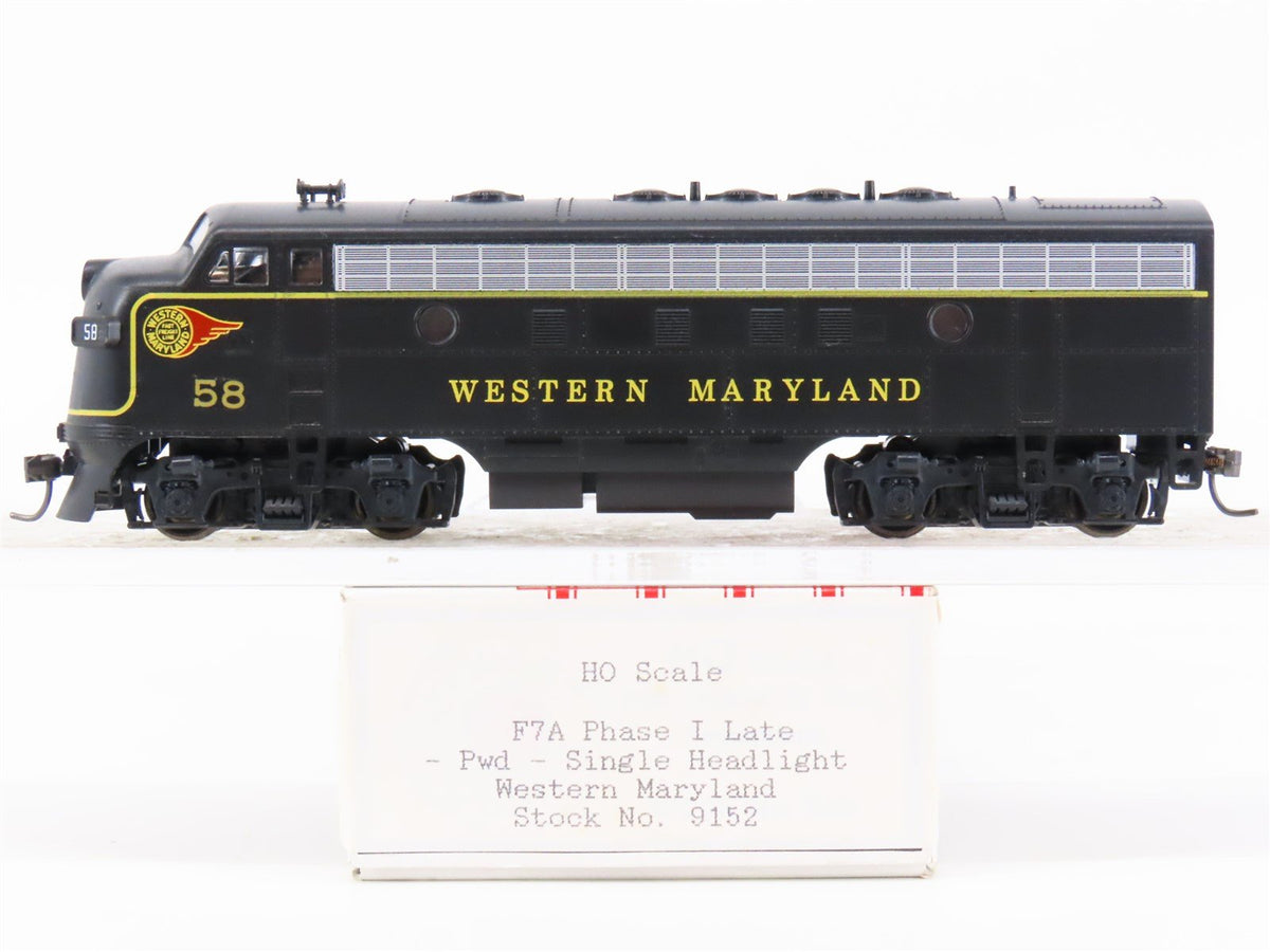 HO Scale Stewart/KATO 9152 WM &quot;Fireball&quot; F7A Diesel Custom Rd #58 w/ DCC