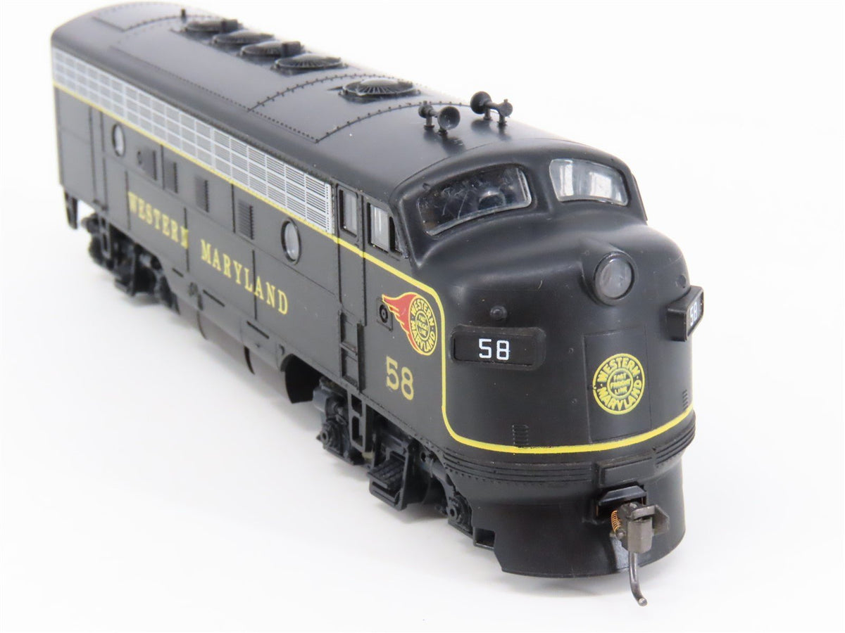 HO Scale Stewart/KATO 9152 WM &quot;Fireball&quot; F7A Diesel Custom Rd #58 w/ DCC